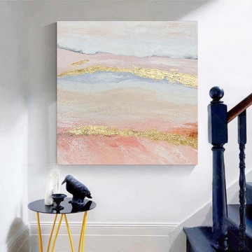 Textura decorativa de pared Gold Pink 06 Pinturas al óleo